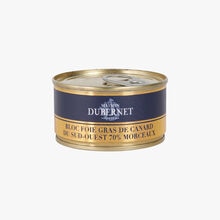 Bloc foie gras de canard du Sud-Ouest 70 % morceaux Maison Dubernet