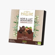 Noir & lait, 16 chocolats fins, caramels, ganaches & pralinés Les Chocolats de Pauline