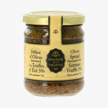 Délice d'olives aromatisé à la truffe d'été 3 % Maison de la Truffe