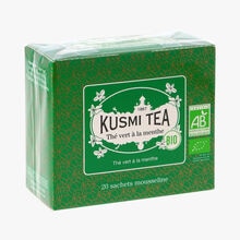 Thé vert à la menthe - 20 sachets mousseline Kusmi Tea