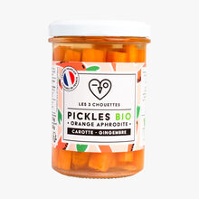 Pickles bio carotte gingembre Les 3 chouettes