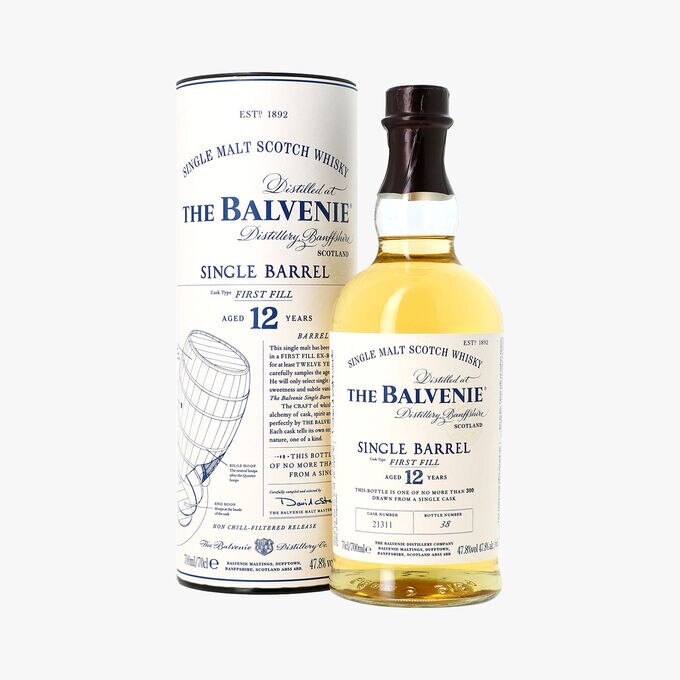 Whisky The Balvenie Single Barrel First Fill 12 ans The Balvenie
