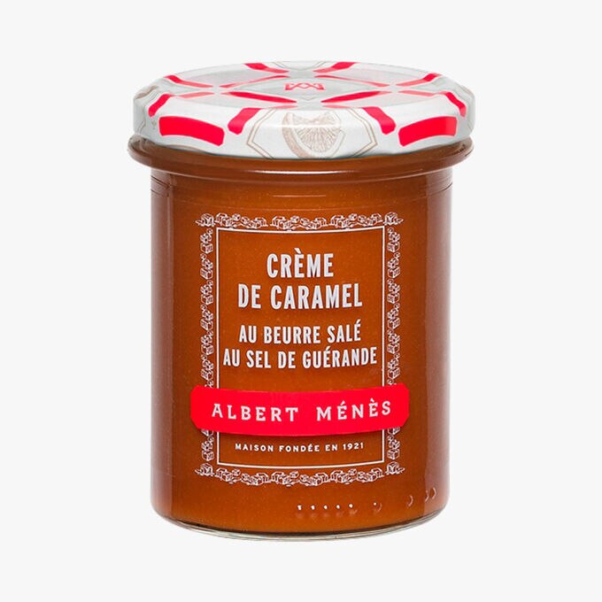 Crème de caramel au beurre salé au sel de Guérande Albert Ménès