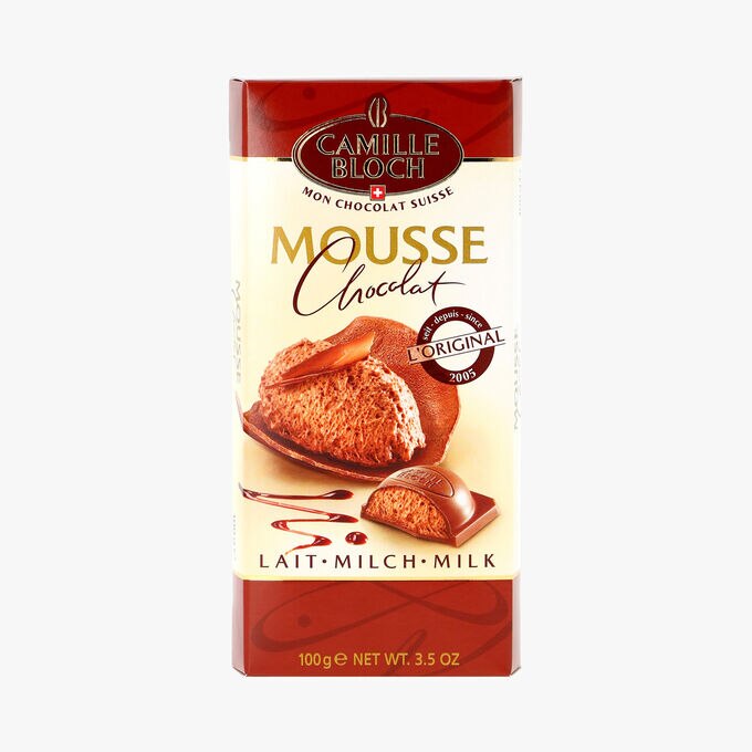 Chocolat au lait fourré mousse chocolat - Lait Camille Bloch