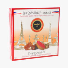 Les spécialités françaises - Assortiment de 32 pâtes de fruits, nougats, calissons et caramels Maxim's