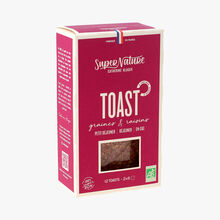 Toast - Graines & raisins SuperNature Catherine Kluger