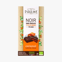 Bonbons de chocolat - Noir - Caramel fleur de sel Les Chocolats de Pauline