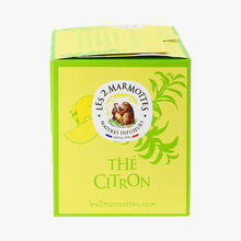 Thé Citron - thé noir, thé vert et citron Les 2 Marmottes