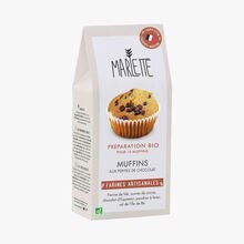 Préparation bio pour Muffins aux pépites de chocolat Marlette