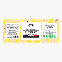 Pickles bio chou-fleur curcuma Les 3 chouettes
