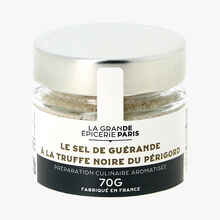 Préparation culinaire aromatisée à base de sel de Guérande à la truffe noire du Périgord, 70 g La Grande Épicerie de Paris