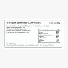 Peru - Chocolat noir Pérou Marañón 72 % Feitoria do Cacao