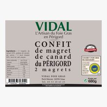 Confit de magret de canard du Périgord - 2 magrets Vidal