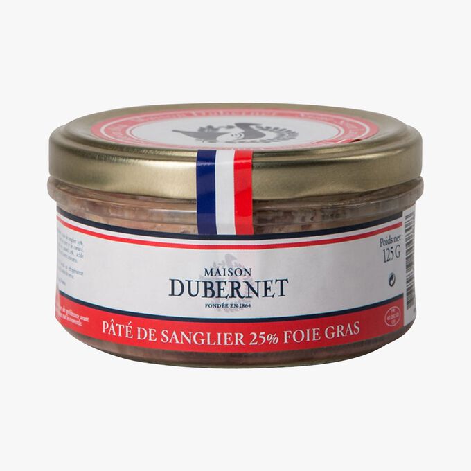 Pâté de sanglier 25% foie gras Maison Dubernet
