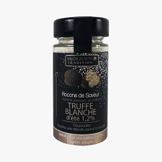 Préparation aromatisante aux brisures de truffe blanche d'été 1,2