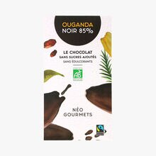 Le chocolat sans sucres ajoutés, Ouganda noir 85 % NéoGourmets