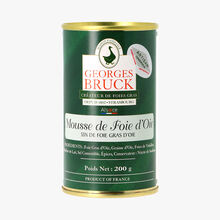 Mousse de foie d'oie, 55 % de foie gras d'oie - 200 g Georges Bruck