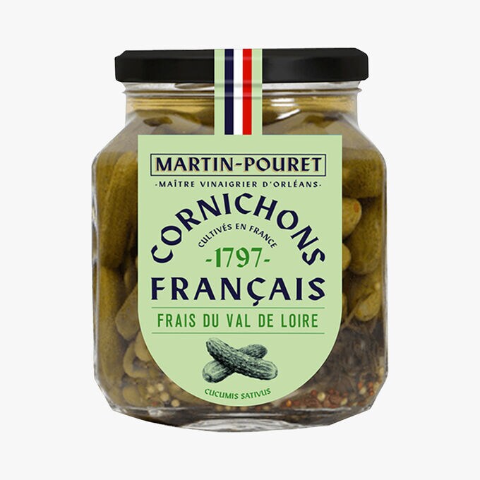 Cornichons français, frais du Val de Loire Martin Pouret