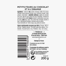 Petits fours au chocolat et à l'orange La Grande Épicerie de Paris