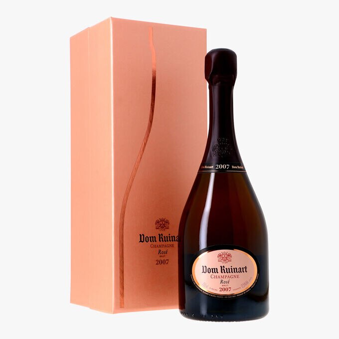 Champagne Dom Ruinart, rosé brut, 2007, coffret Ruinart