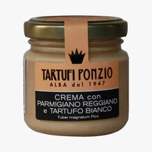 Crème de parmigiano reggiano et truffe blanche 1% (Tuber magnatum Pico) Tartufi Ponzio
