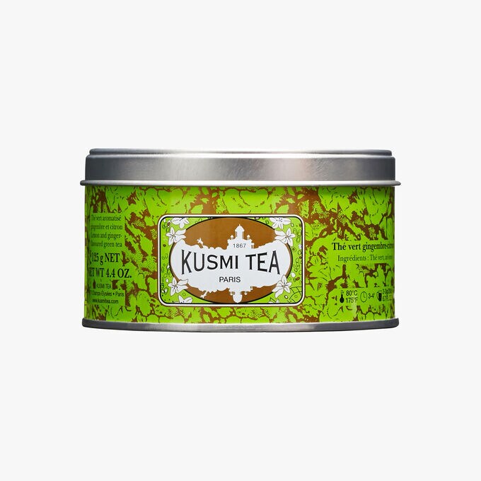 The Vert Gingembre Citron Boite Metal Kusmi Tea