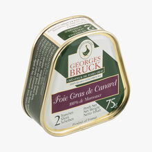 Foie gras de canard, 100 % de morceaux Georges Bruck