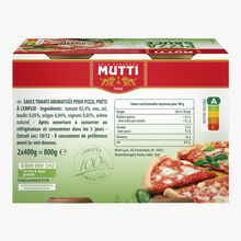 Sauce aromatisée prête pour pizza Mutti
