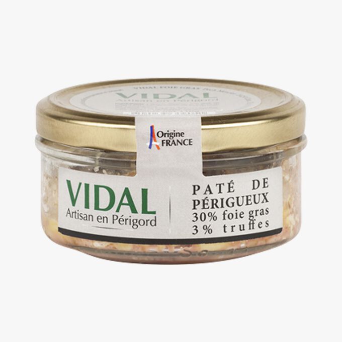 Pâté de Périgueux truffé 30% foie gras  Vidal