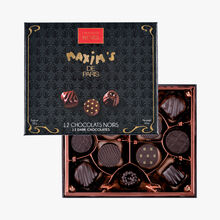 Assortiment exclusif de 12 chocolats noirs Maxim's