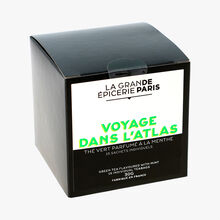 Voyage dans l'atlas - thé vert parfumé à la menthe 15 sachets individuels La Grande Épicerie de Paris