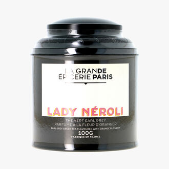 Lady Néroli Thé vert Earl Grey parfumé à la fleur d'oranger La Grande Épicerie de Paris 