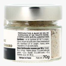 Préparation culinaire aromatisée à base de sel de Guérande à la truffe noire du Périgord, 70 g La Grande Épicerie de Paris