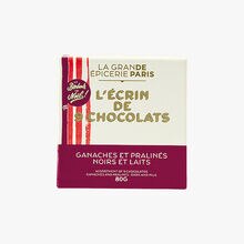 L'écrin de 9 chocolats, ganaches et pralinés noirs et laits La Grande Épicerie de Paris