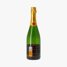 Champagne Veuve Clicquot Brut Carte Jaune édition limitée sous Coffret Arrow Sun bleu La Maison Veuve Clicquot