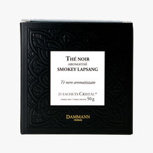 Thé noir aromatisé Smokey Lapsang - Boîte de 25 sachets Dammann Frères