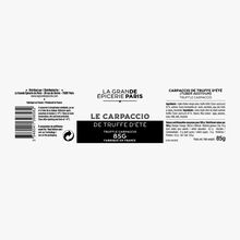 Carpaccio de truffe d'été (Tuber aestivum) La Grande Épicerie de Paris