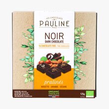 16 chocolats fins pralinés noisette, amande, sésame Les Chocolats de Pauline