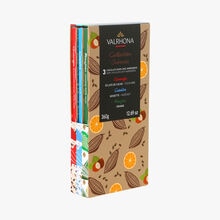 Collection intense - 3 chocolats noirs avec ingrédients Valrhona
