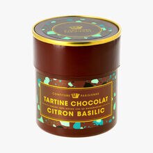 Tartine chocolat, citron basilic Confiture Parisienne