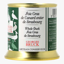 Foie gras de canard entier de Strasbourg - 200 g Georges Bruck