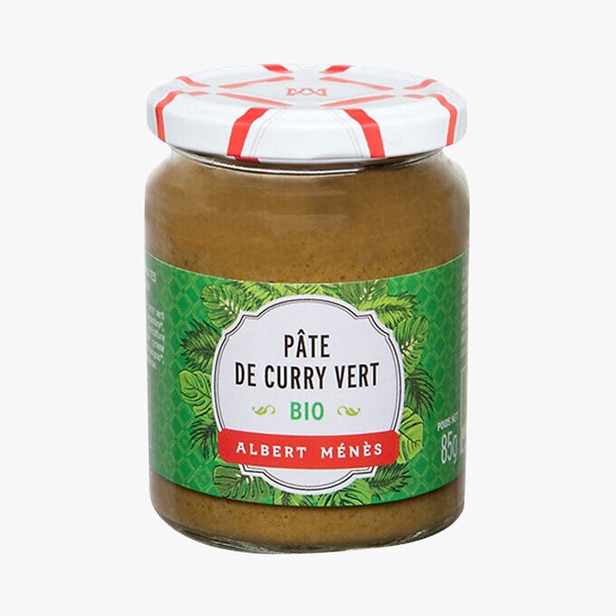 Organic green curry paste Albert Ménès