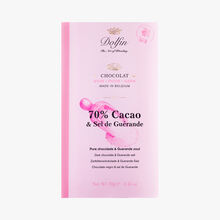 Chocolat noir  - 70 % cacao et fleur de sel Dolfin