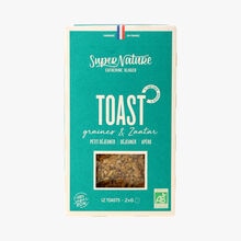 Toast - Graines & zaatar SuperNature Catherine Kluger