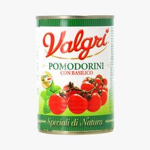 Tomates cerises et basilic Valgri
