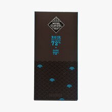Tablette noir de cacao 72% Michel Cluizel