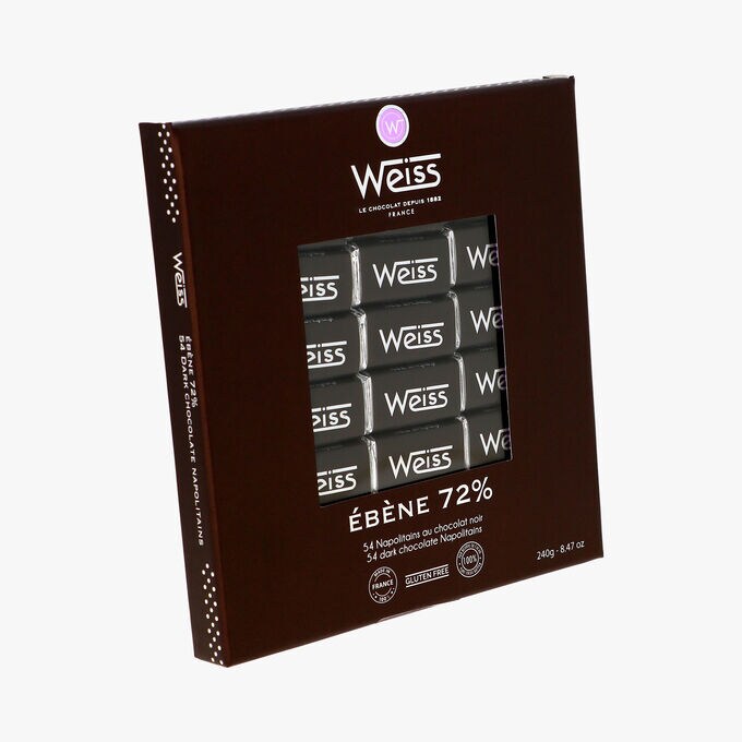 Ebene 72 54 Napolitains Au Chocolat Noir Weiss