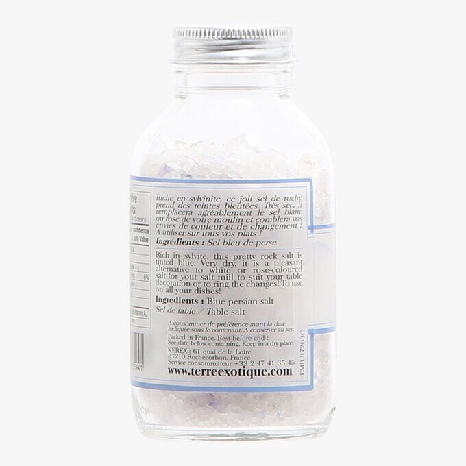 Persian blue salt crystals for grinding Terre Exotique
