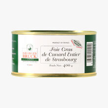 Foie gras de canard entier de Strasbourg - 400 g Georges Bruck