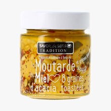 Préparation culinaire à base de moutarde au miel d'acacia et 8 graines Savor & Sens